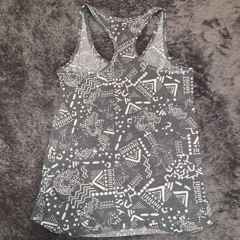 Gray Racerback PacSun Tank Top - Picture 3 of 3